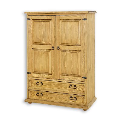 Komoda z masivní borovice 100x140x50 cm - Rustikal 