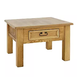 Konferenční stolek z masivní borovice, 75x52x75 - Rustikal 
