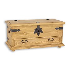 Truhla z masivní borovice 100x48x50cm - Rustikal