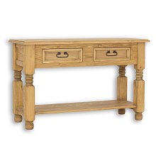 Toaletní stolek z masivní borovice 120x74x45cm - Rustikal