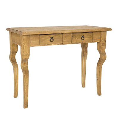 Toaletní stolek z masivní borovice 100x74x45cm - Rustikal