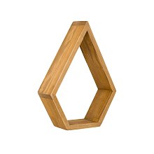 Police z masivní borovice 33x44x10cm - Rustikal 