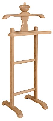 Němý sluha z bukového dřeva výška 116cm - Buk-surový