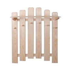 Věšáková stěna z masivní borovice 70x26x89cm - Borovice