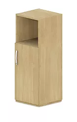 Skříň policová, dvířka/niky 40x42x145cm - Šedá