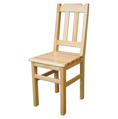 Dřevěná židle 37x39x90cm - Borovice