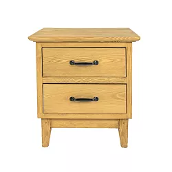 Noční stolek z masivní borovice 45x51x43cm - Rustikal 