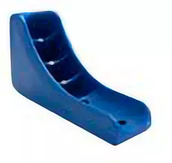 Sada barevných patek pro podnož saně + šrouby - Žlutá