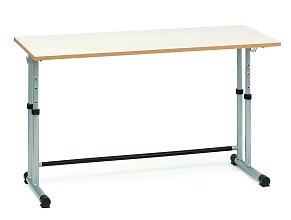 Dvoumístná školní lavice - v. 59 až 82 cm