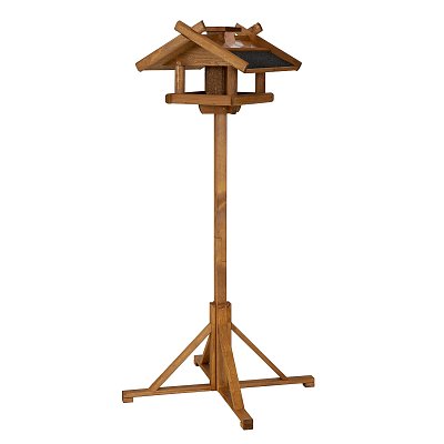 Ptačí krmítko FELEK - z masivního smrkového dřeva, 83/50x83/49x154x34cm