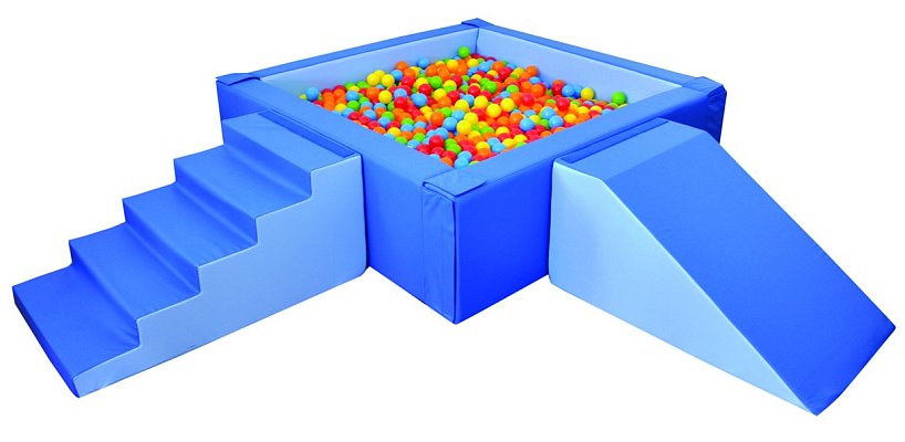 Střední čtvercový bazén se spodní podložkou