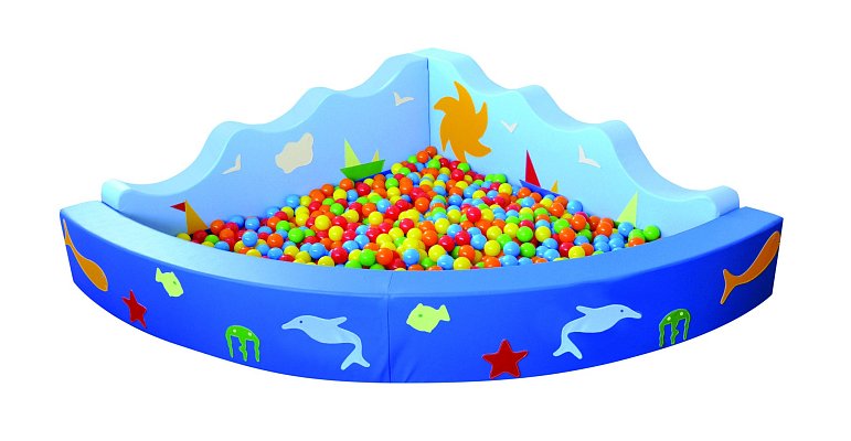 Rohový mořský bazén se spodní podložkou