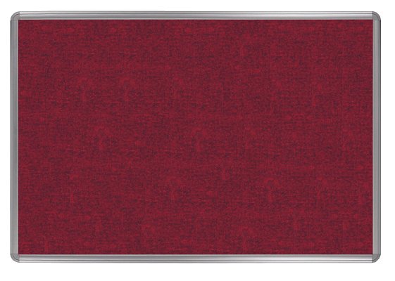 Textilní nástěnka 120x100 cm - Červená