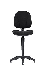 Pokladní židle 1040 ERGO - koženka černá