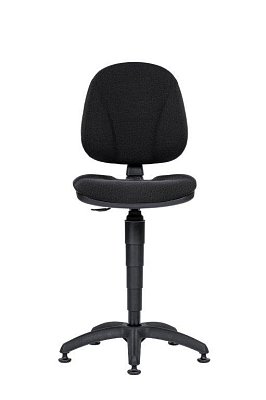 Pokladní židle 1040 ERGO - koženka černá