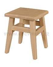 Dřevěný taburet v. 32 cm - Buk