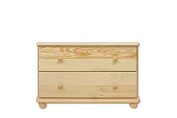 Komoda zásuvková z masivní borovice 80x47x55cm - Olše