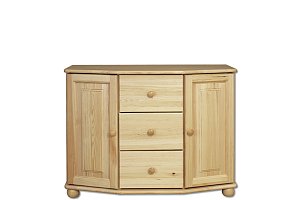 Komoda kombinovaná z masivní borovice 100x47x78cm - Borovice