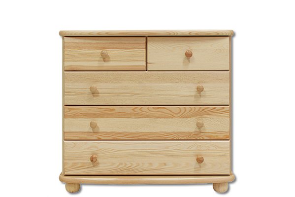 Komoda zásuvková z masivní borovice 85x42x76cm - Borovice