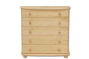 Komoda zásuvková z masivní borovice 85x42x92cm - Borovice