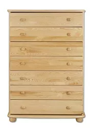 Komoda zásuvková z masivní borovice 85x42x125cm - Borovice - POSLEDNÍ KUS