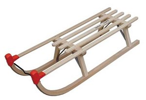 Sáňky dřevěné z bukového dřeva dl.80cm