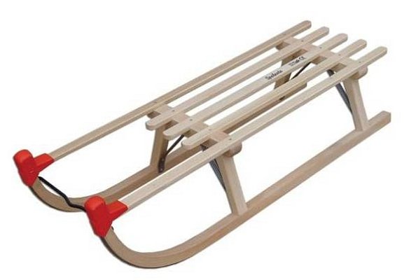 Sáňky dřevěné z bukového dřeva dl.80cm