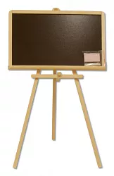 Tabule dětská z masivní borovice 57x92cm 