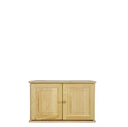 Skříňový nástavec z masivní borovice 82x60x50cm - Šedá