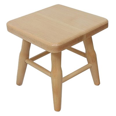 Dřevěný taburet v.31cm - Buk