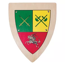 Dřevěný štít - Rytíř