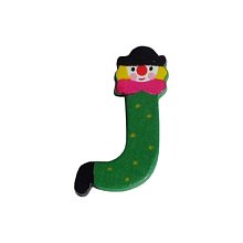 Dřevěné písmenko J (3,6 cm)