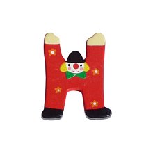 Dřevěné písmenko H (3,6 cm)