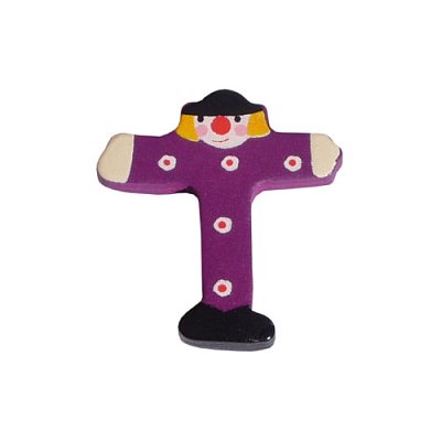 Dřevěné písmenko T (3,6 cm)