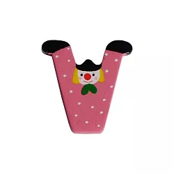 Dřevěné písmenko V (3,6 cm)