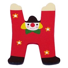 Dřevěné písmenko H (7,2 cm)