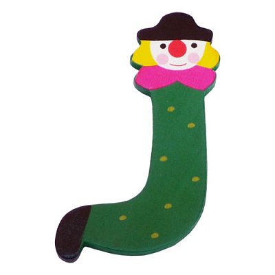 Dřevěné písmenko J (7,2 cm)