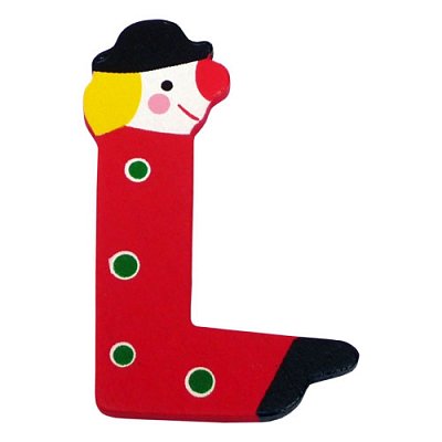 Dřevěné písmenko L (7,2 cm)