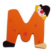 Dřevěné písmenko M (7,2 cm)