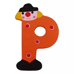 Dřevěné písmenko P (7,2 cm)