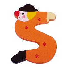 Dřevěné písmenko S (7,2 cm)