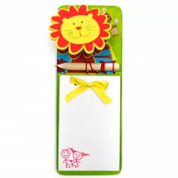 Poznámkový blok s tužkou - Lev