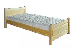 Postel z masivní borovice, jednolůžko 90x200cm - Borovice