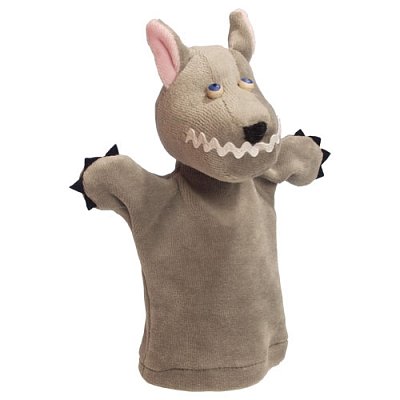 Maňásek plyšový 18cm - Vlk