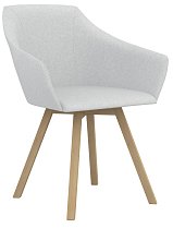 Čalouněné křesílko Wind Wood - Černá