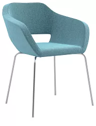 Čalouněné křesílko Belen Visitor - Růžová