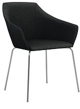 Čalouněné křesílko Wind Visitor - Černá