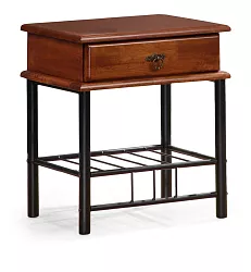 Noční stolek Fiona 48x37x55cm - Třešeň