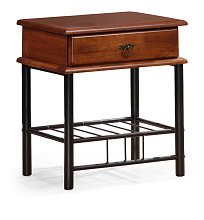 Noční stolek Fiona 48x37x55cm - Třešeň