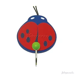 Dřevěný dětský věšák - Beruška